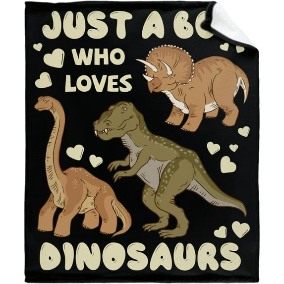 Yibo Dinosaurs Blanket Flannel Soft and Comfortable Anti-static Bed Sofa Blanket