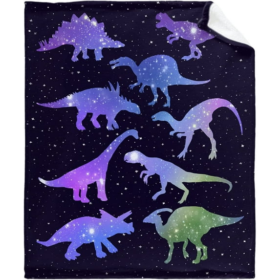 Yibo Dinosaurs Blanket Flannel Soft and Comfortable Anti-static Bed Sofa Blanket