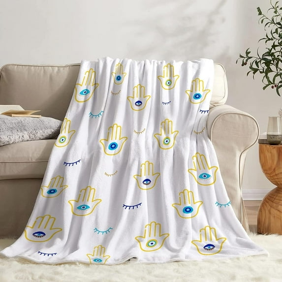 Yibo Fall Pumpkin Maple Leaves Blanket Flannel Soft and Comfortable Anti-static Bed Sofa Blanket