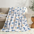thumbnail image 1 of Yibo Fall Pumpkin Maple Leaves Blanket Flannel Soft and Comfortable Anti-static Bed Sofa Blanket, 1 of 8