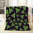 thumbnail image 1 of Yibo False Eyelashes Art Sketch Blanket Flannel Soft and Comfortable Anti-static Bed Sofa Blanket, 1 of 7