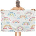 thumbnail image 1 of Yibo Fantasy Cartoon Colourful Rainbow Beach Towels Bedroom Decor Sauna Beach Gym, 1 of 8