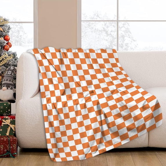 Yibo Flannel Blanket Vintage Music Notes Violin Cozy&Soft Plush Blankets for Bed Couch Living Room Sofa Chair