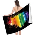 thumbnail image 1 of Yibo Flowers Floral Magnolia Beach Towel，Resistant Pool Towel for Hotel, Resort, Hot Tub, Spa, Bath, and Travel, 1 of 9