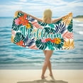 thumbnail image 1 of Yibo Flowers Pattern Beach Towel Quick Dry Bath Pool Towels for The Swimming Sports Toddler Adults, 1 of 8