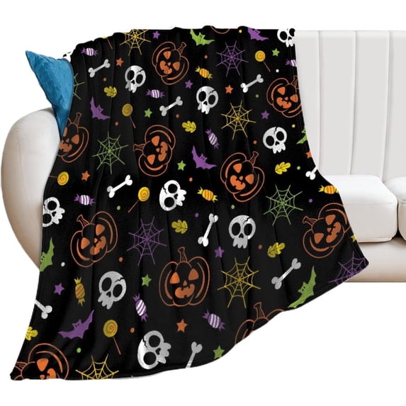 Yibo Food French Fries Hamburger Super Soft and Cozy Flannel Blanket for Kids All Seasons Blanket for Home Decoration Couch Sofa for Small for Boys Girls