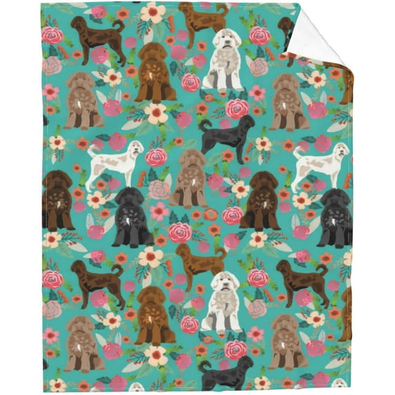 Yibo Funny Animals Puppy Dog Blanket Flannel Soft and Comfortable Anti-static Bed Sofa Blanket