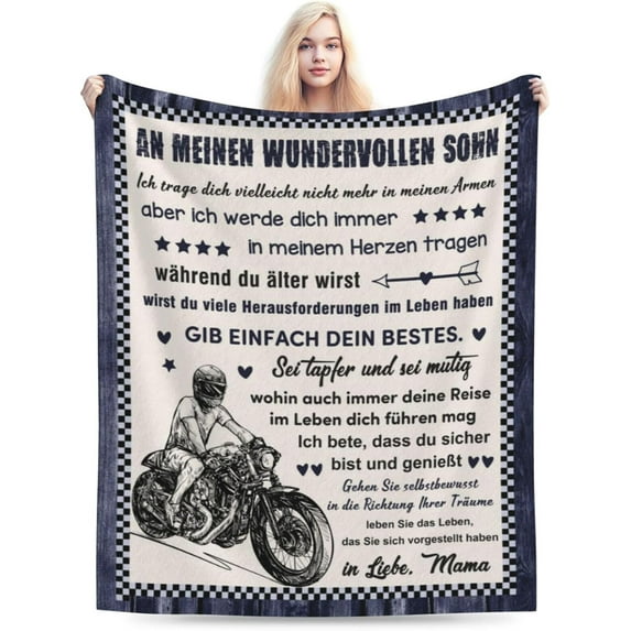 Yibo Funny Birthday Gifts Blanket Flannel Soft and Comfortable Anti-static Bed Sofa Blanket
