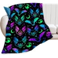 thumbnail image 1 of Yibo Funny Cat Blanket Cat Gifts for Girls Women Sleeping Cat for Kids Adults Soft Warm Cozy Fleece Blanket for Couch Sofa ​Bed, 1 of 8