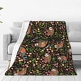 thumbnail image 1 of Yibo Fuzzy Throw Blanket Fleece Ultra Soft Microfiber Blanket for Adults Kids Gift Couch Sofa Bed Cute Cat, 1 of 9