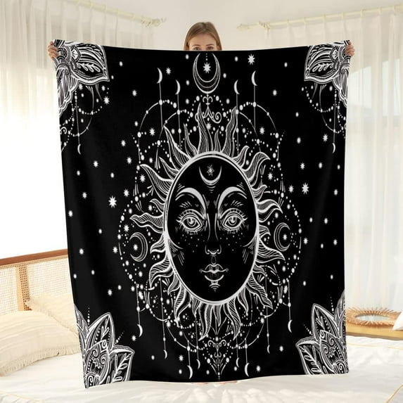 Yibo Galaxy Blanket Kids Boys Gifts Outer Space Universe Stars Blanket for Teens Teenagers Girls Men Fantasy Purple Starry Sky Decor Soft Cozy Warm Plush Birthday