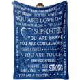 thumbnail image 1 of Yibo Get Well Soon Gifts for Women Inspirational Gifts Blanket Feel Better After Surgery Gifts for Sick Women Thinking of You Gifts for Friend Sister Coworker Sympathy Gifts for Her Him, 1 of 7
