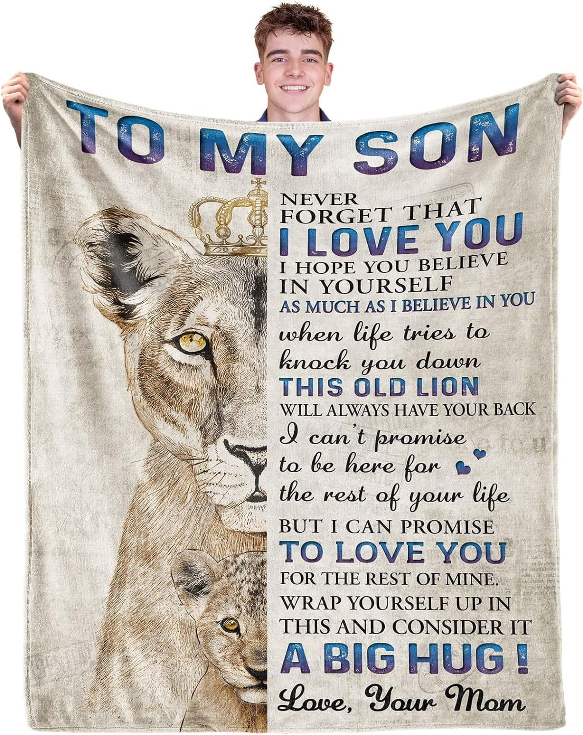 Blanket Gifts For Grown Up Sons Gifts For Son Gifts From Mom Dad