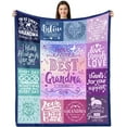 thumbnail image 1 of Yibo Best Aunt Ever Gifts Blanket Flannel Soft and Comfortable Anti-static Bed Sofa Blanket, 1 of 6