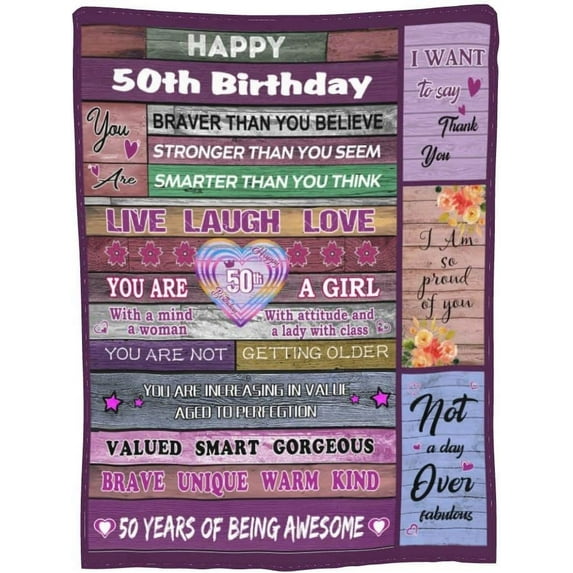 Yibo Gifts for Wife Wedding Anniversary Romantic Gifts for Wife Christmas Valentines Birthday Gifts for Her Wife Blanket