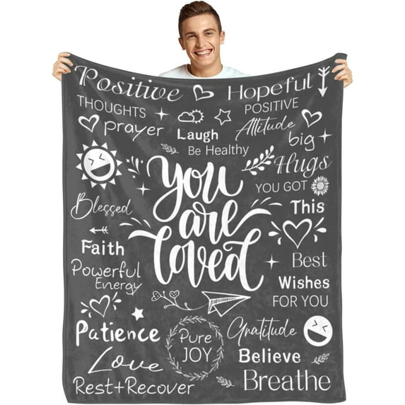 Yibo Gifts for Women Blanket Flannel Soft and Comfortable Anti-static Bed Sofa Blanket