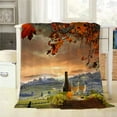 thumbnail image 1 of Yibo Golf Symbol Decorative Blanket Flannel Soft and Comfortable Anti-static Bed Sofa Blanket, 1 of 7