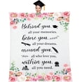 thumbnail image 1 of Yibo Graduation Gifts for Women Behind You All Your Memories Blankets for College Student Friends Graduation Soft Warm Cozy Lightweight Christmas Decorative Blanket, 1 of 7