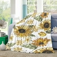 thumbnail image 1 of Yibo Green Buffalo Plaid Blankets St.Patrick's Day Clover Gnomes Luxury Flannel Comfort Bed Blanket Irish Festival Theme Cozy Warm Cover for Sofa Couch Chair, 1 of 7