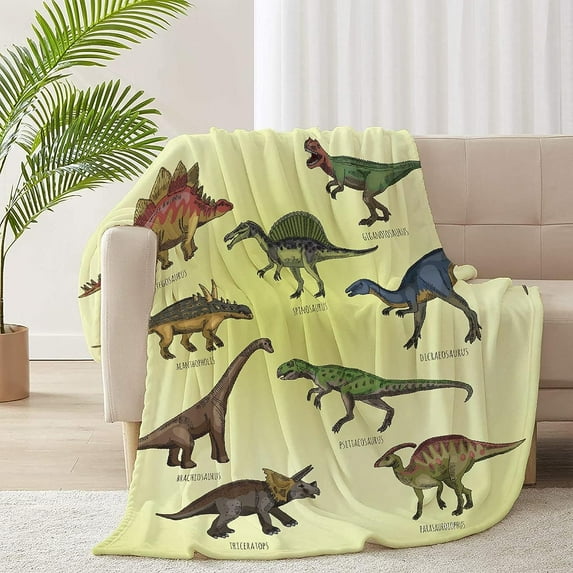 Yibo Green Cactus Blanket Flannel Soft and Comfortable Anti-static Bed Sofa Blanket