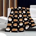 thumbnail image 1 of Yibo Hamster Blanket Flannel Soft and Comfortable Anti-static Bed Sofa Blanket, 1 of 7