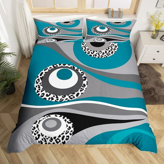 Yibo Happy Valentines Day Love Heart Duvet Cover - Premium Polyester Duvet Cover with Zipper Closure, 3 Piece Set, Includes 1 Duvet Cover and 2 Pillow Cases, No Comforter
