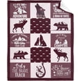 thumbnail image 1 of Yibo I Just Freaking Love Camping Ok? Fleece Flannel Gift Blanket Lightweight Soft Throw Blanket Cute Cozy Blanket for Bed Couch Travel Outdoor for Adult, 1 of 7
