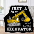 thumbnail image 1 of Yibo Just A Boy Who Loves Tractors Flannel , Lightweight Comfortable Soft Warm Micro Fleece Bed Couch Living Room Blanket for Kids Adults—All Season(Toddler) Pet, 1 of 7