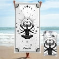 thumbnail image 1 of Yibo Microfiber Beach Towel Constellations Beach Towel Blanket Sand Free Quick Dry Zodiac Signs Blanket for Swimming Bath Yoga Pool Travel, 1 of 6