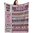 thumbnail image 1 of Yibo Mom Gifts, Birthday Gifts Blanket Flannel Soft and Comfortable Anti-static Bed Sofa Blanket, 1 of 7