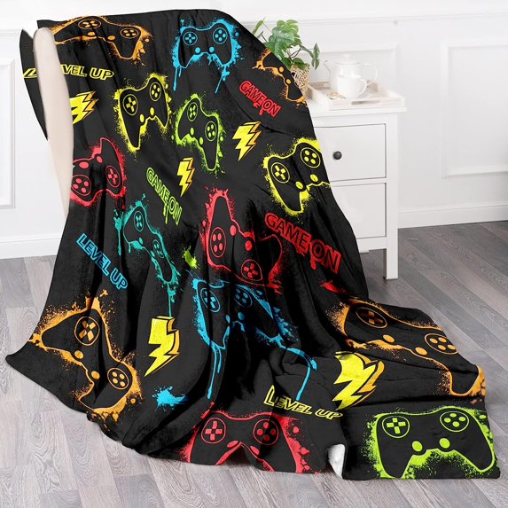 Yibo Muscle Car Blanket for Boys Girls Classic Car Blanket Cozy Cars Blankets for Adults Teens Kids Soft Blanket Birthday Gifts Flannel Car Blanket for Couch Bed Sofa Travel Camping