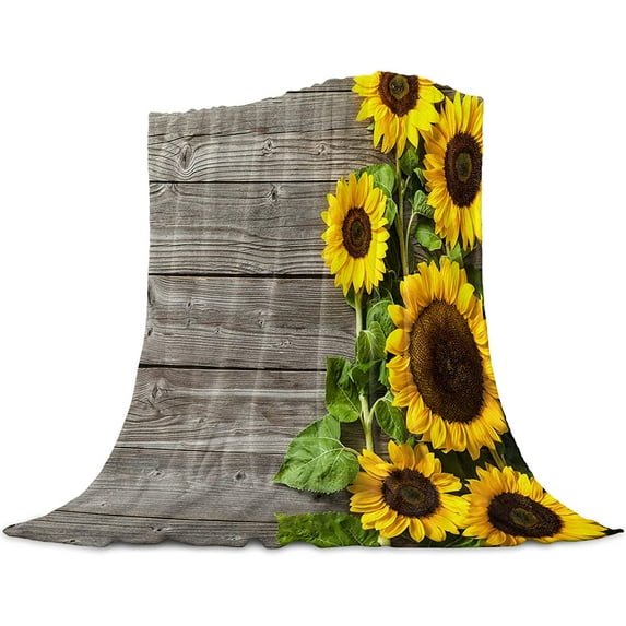 Yibo Mushroom Retro Floral Fall Flower Blanket Flannel Soft and Comfortable Anti-static Bed Sofa Blanket