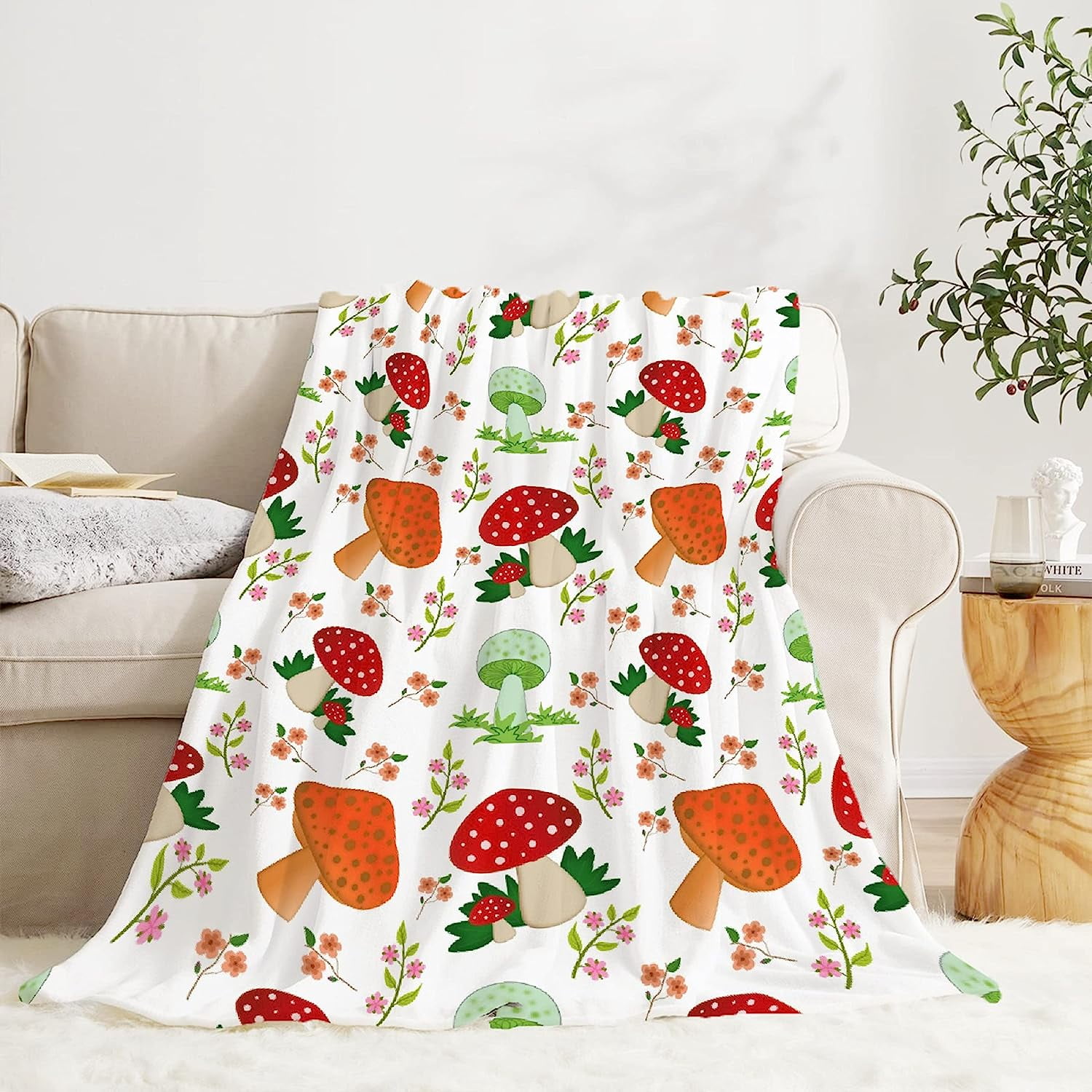 Yibo Mushrooms Collections, Artist Mushrooms Wild Species Blankets for