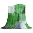 thumbnail image 1 of Yibo Paint Art Graffiti Lattice Blanket Flannel Soft and Comfortable Anti-static Bed Sofa Blanket, 1 of 7