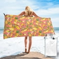 thumbnail image 1 of Yibo Pink Gold Marble Beach Towel - Perfect for Travel, Swim, and Fitness, 1 of 8