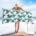 thumbnail image 1 of Yibo Pink Pug Lipsticks Beach Towel - Perfect for Travel, Swim, and Fitness, 1 of 8