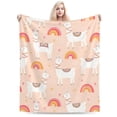 thumbnail image 1 of Yibo Rainbow And Lamb Blanket Cute Blanket For Girls The Best Gift For Girls Birthday Gift Valentine'S Day Gift Sofa Blanket, 1 of 6