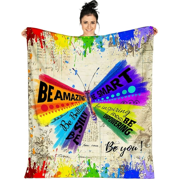 Yibo Retirement Blanket Gifts for Women Men Farewell Gifts Going Away Gift Soft Retirement Rules Blanket Goodbye Gifts for Coworkers Teacher Nurses Retired Friends Leaving Gift Blanket