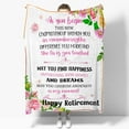 thumbnail image 1 of Yibo Retirement Gifts Blanket Flannel Soft and Comfortable Anti-static Bed Sofa Blanket, 1 of 7