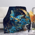 thumbnail image 1 of Yibo Retro Aztec Horse Sofa Blankets for Adult Kids Plush Flannel Bed Blankets Warm Fleece for Couch/Sofa/Car/Office Reading TV Blankets, 1 of 7