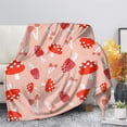 thumbnail image 1 of Yibo Seashell Starfish Blanket Flannel Soft and Comfortable Anti-static Bed Sofa Blanket, 1 of 4