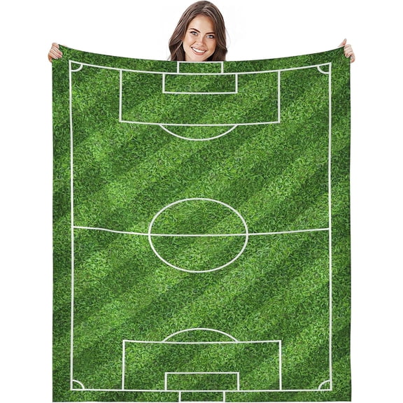 Yibo Soccer Football Baseball Volleyball Basketball Gifts for Coach Blanket Flannel Soft and Comfortable Anti-static Bed Sofa Blanket
