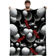 thumbnail image 1 of Yibo Soccer Gifts for Boys 8-12 Blanket Flannel Soft and Comfortable Anti-static Bed Sofa Blanket, 1 of 6
