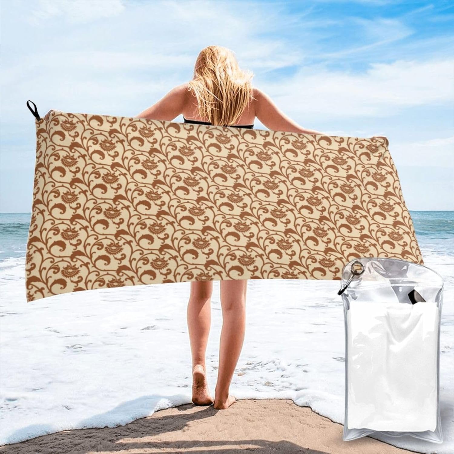 Soobluu Travel Beach Towel Xl