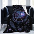 thumbnail image 1 of Yibo Throw Blanket Flannel Constellations Blanket Warm Soft 12 Horoscope Astrology Throw Blankets Constellation Theme Home Decor, 1 of 6