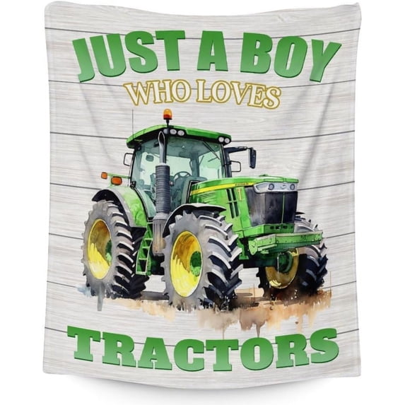 Yibo Tractor Blanket Flannel Soft and Comfortable Anti-static Bed Sofa Blanket