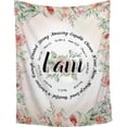 thumbnail image 1 of Yibo Tree Healing Scripture Blanket Flannel Soft and Comfortable Anti-static Bed Sofa Blanket, 1 of 7