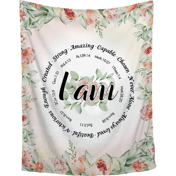 Yibo Tree Healing Scripture Blanket Flannel Soft and Comfortable Anti-static Bed Sofa Blanket