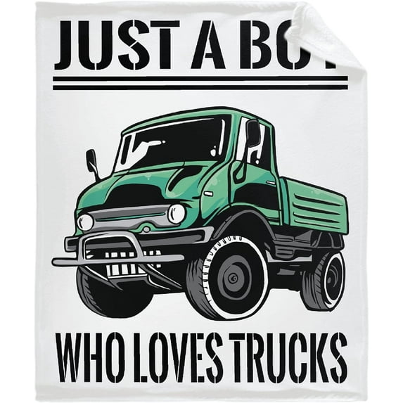 Yibo Trucks Blanket Flannel Soft and Comfortable Anti-static Bed Sofa Blanket