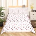 thumbnail image 1 of Yibo Valentines Day Black White Buffalo Duvet Cover - Premium Polyester Duvet Cover with Zipper Closure, 3 Piece Set, Includes 1 Duvet Cover and 2 Pillow Cases, No Comforter, 1 of 7